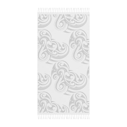 Black & White Tattoo Beach Towel