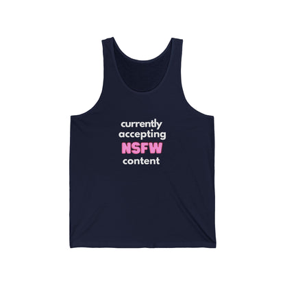 Jersey Tank Top - Accepting NSFW content