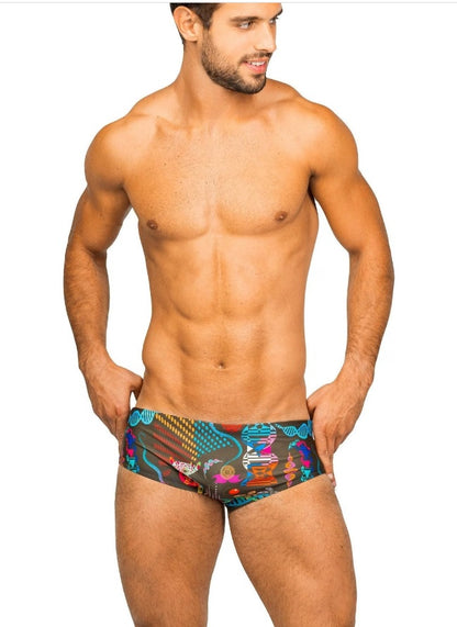 Men's Swimwear Classic Sunga Brazilian Swimsuit Designer Sunga - DNA