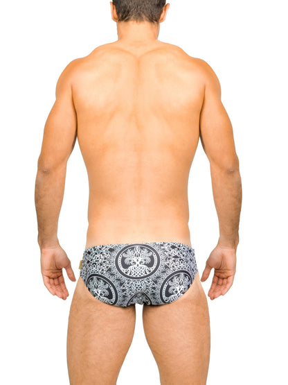 Men's Swimwear Brief Brazilian Swimsuit Designer Sunga - Tree of Life