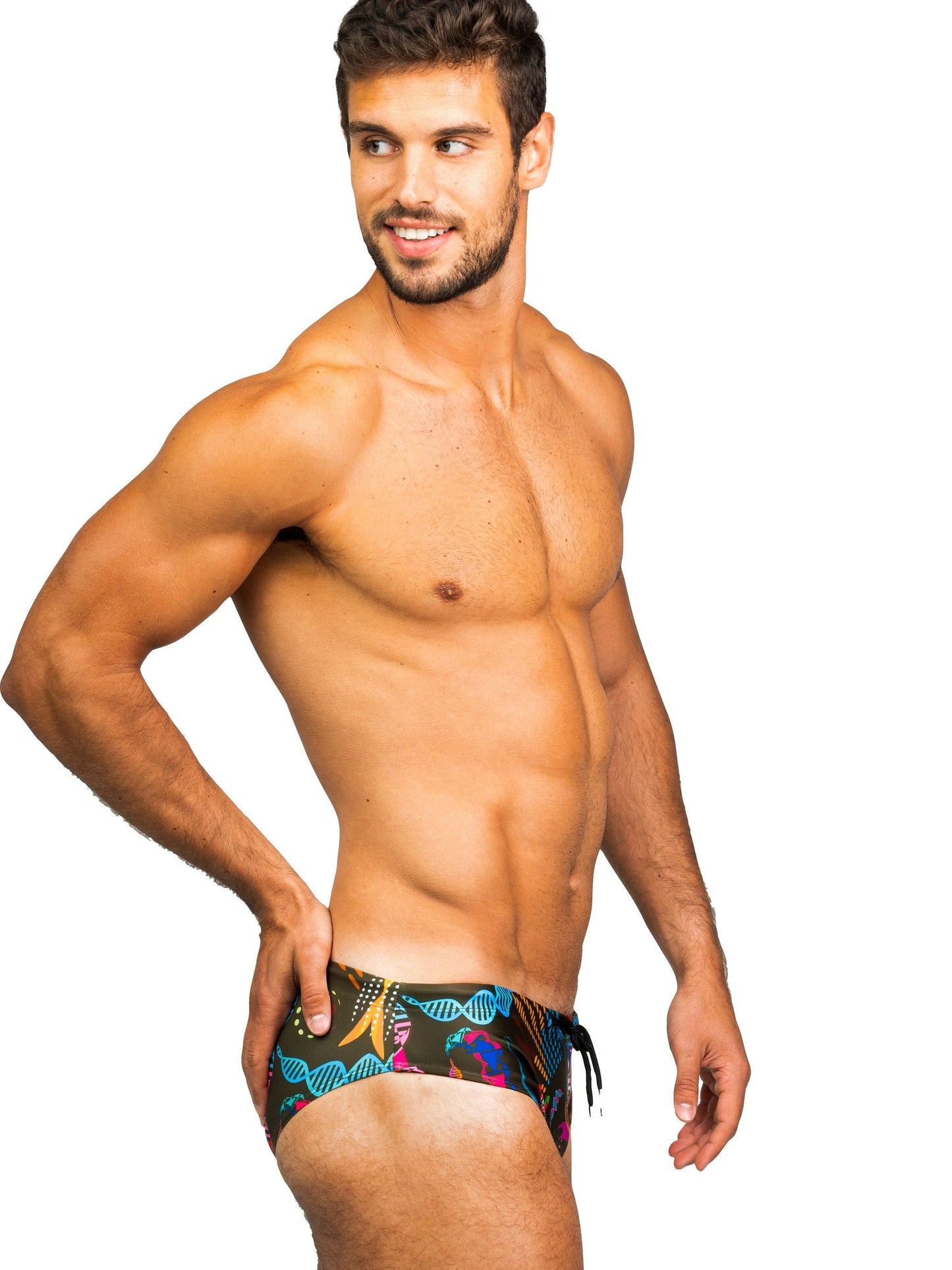 Men's Swimwear Brief Brazilian Swimsuit Designer Sunga - DNA