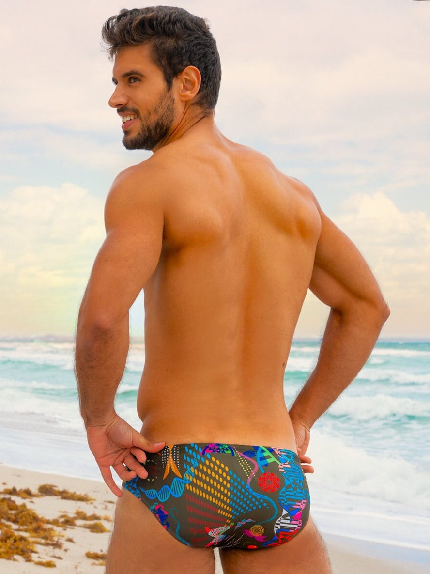 Men's Swimwear Brief Brazilian Swimsuit Designer Sunga - DNA